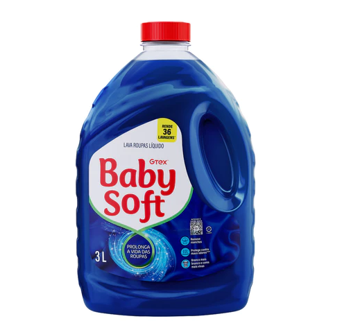 Kit 4 Lava Roupas Liquido Baby Soft Max Performance Azul - 3l (cópia)